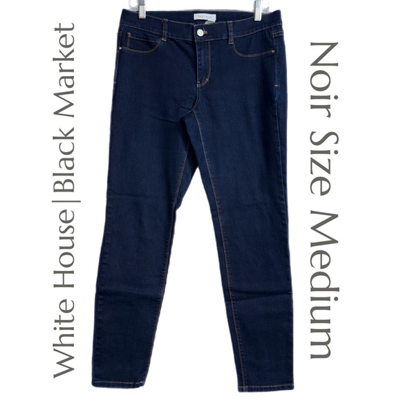 White House Black Market Denim - White House Black Market - Noir Skinny Jeans - Dark Wash - Size Medium